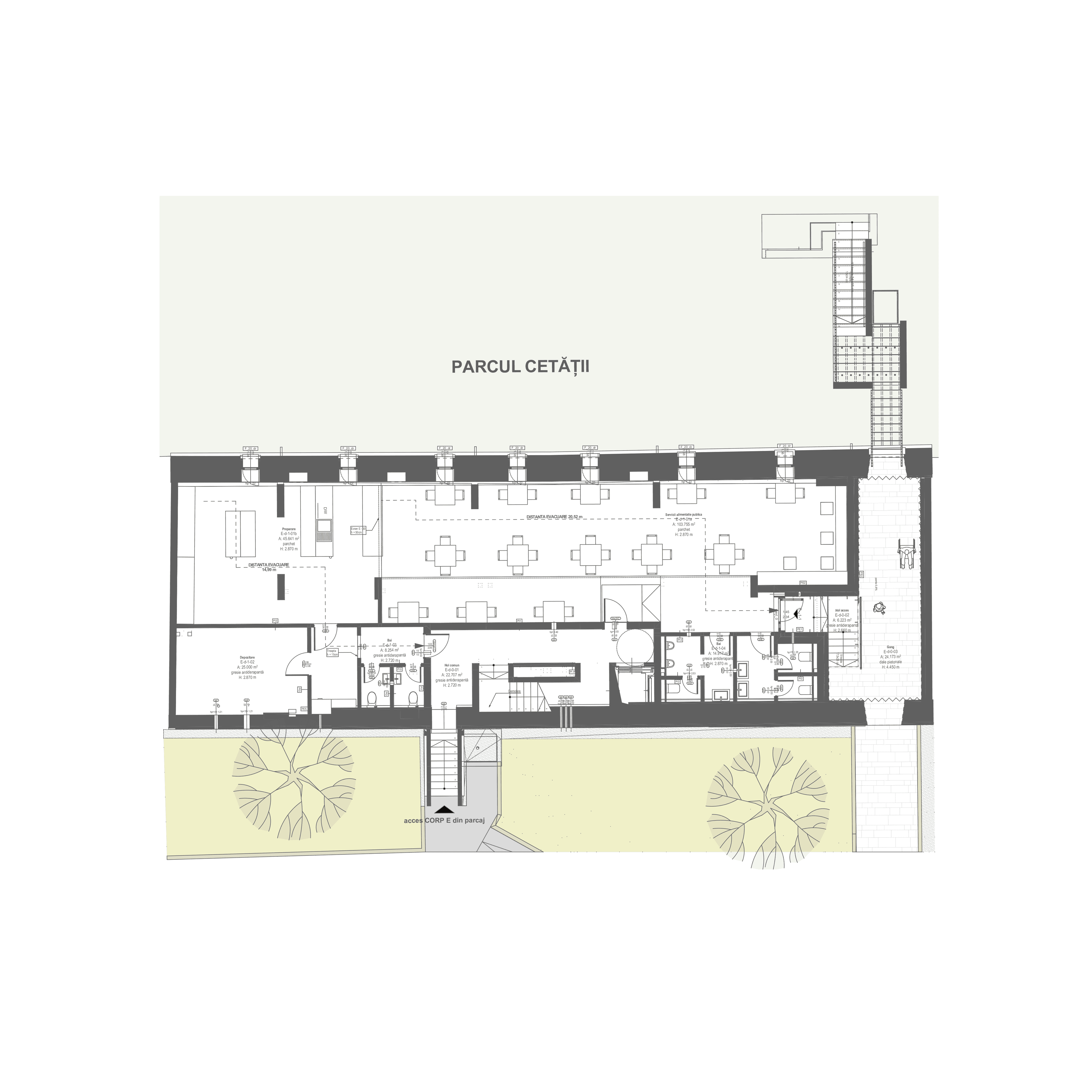 Plan apartament E01