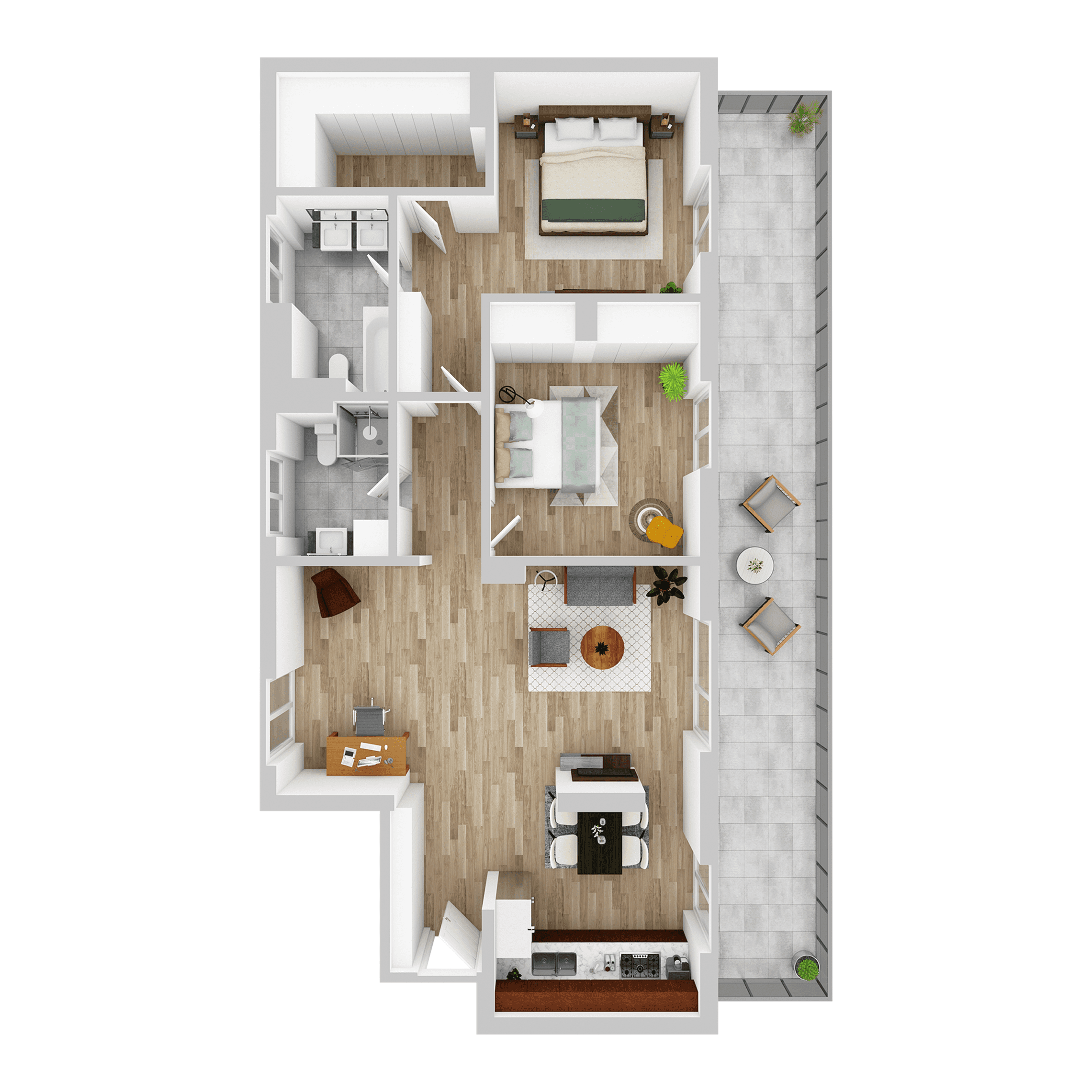 Plan apartament E51