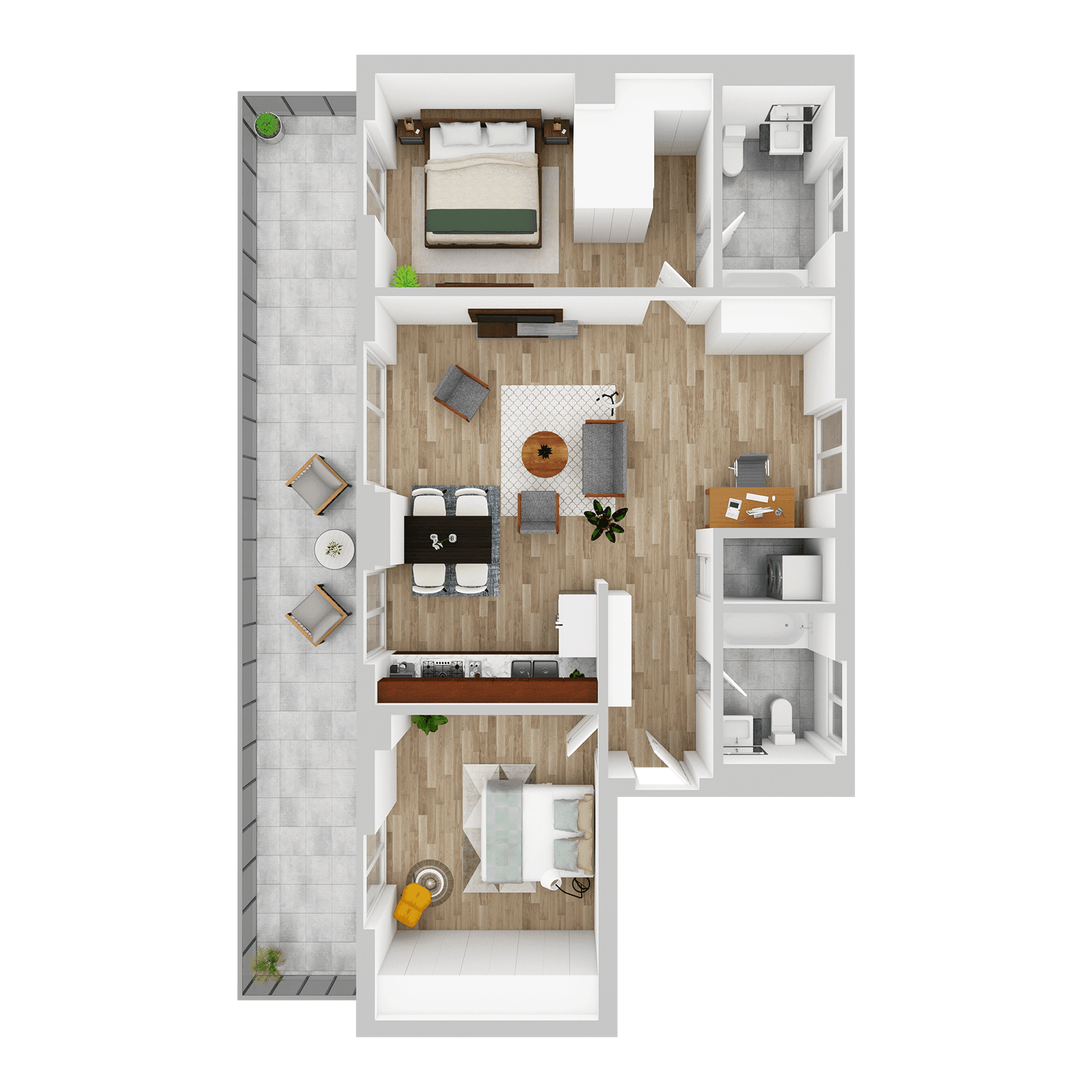 Plan apartament E52