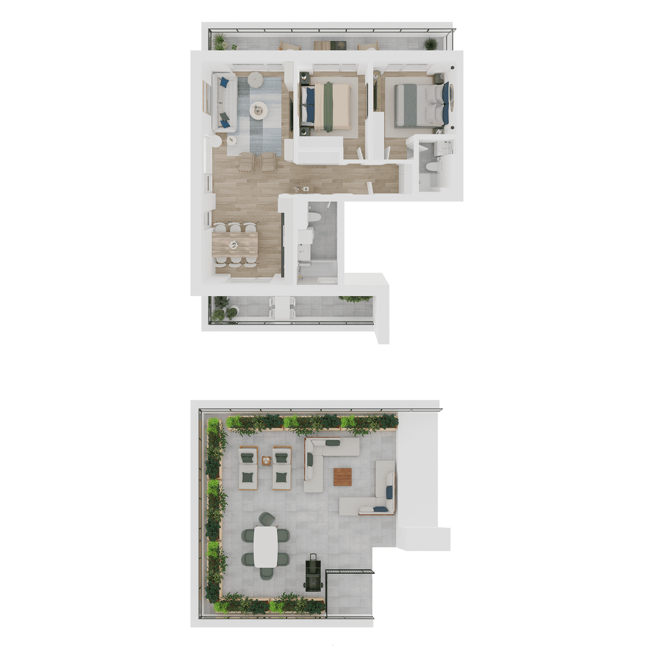 Plan apartament F51