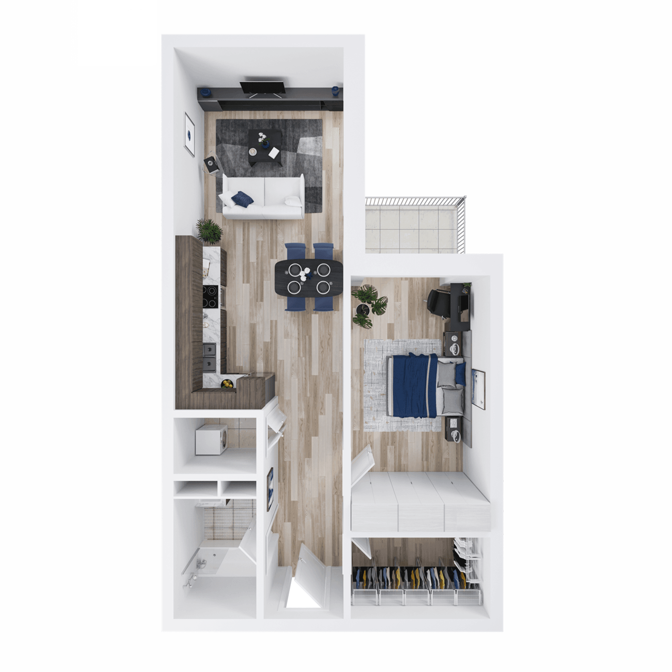 Plan apartament C14