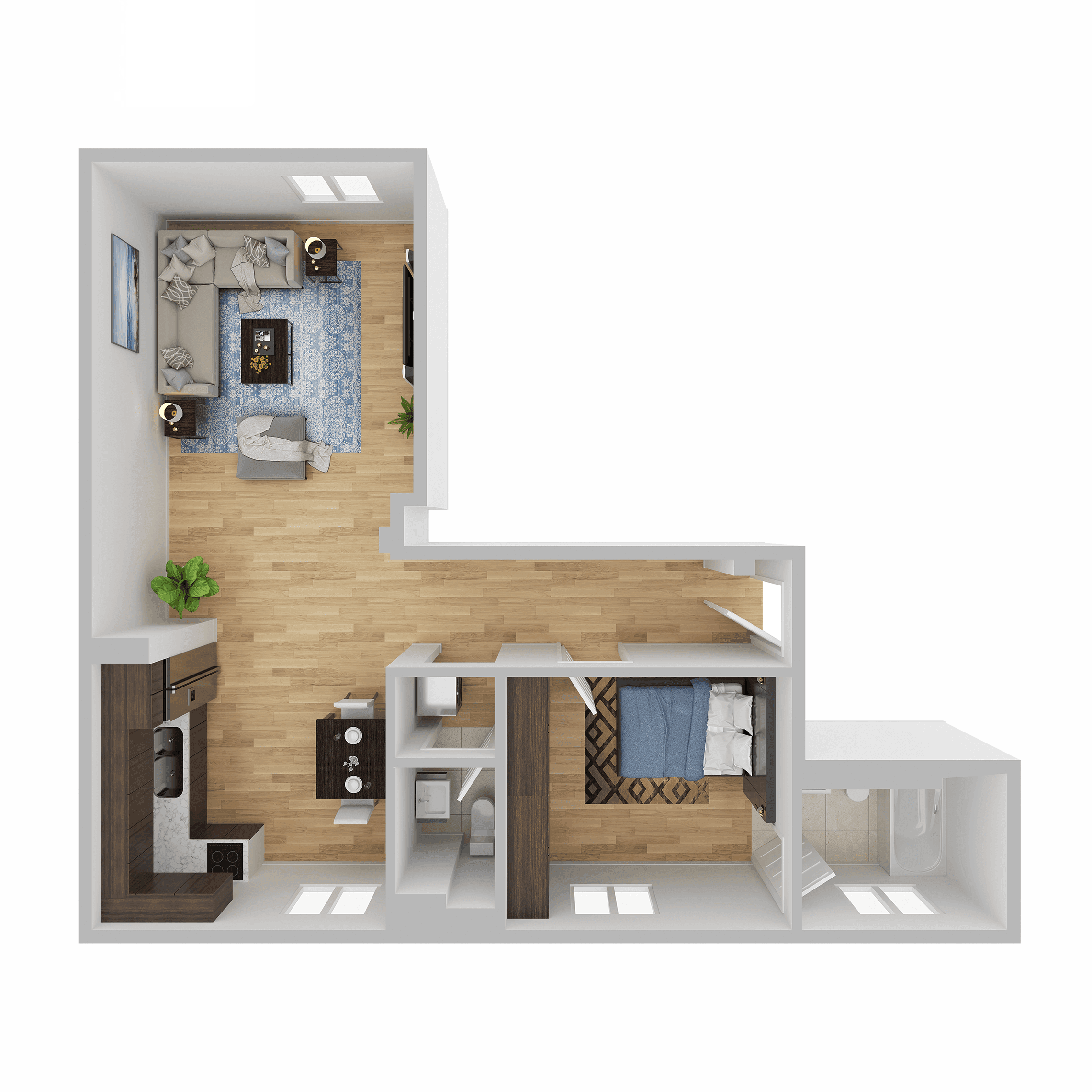 Plan apartament E11A5