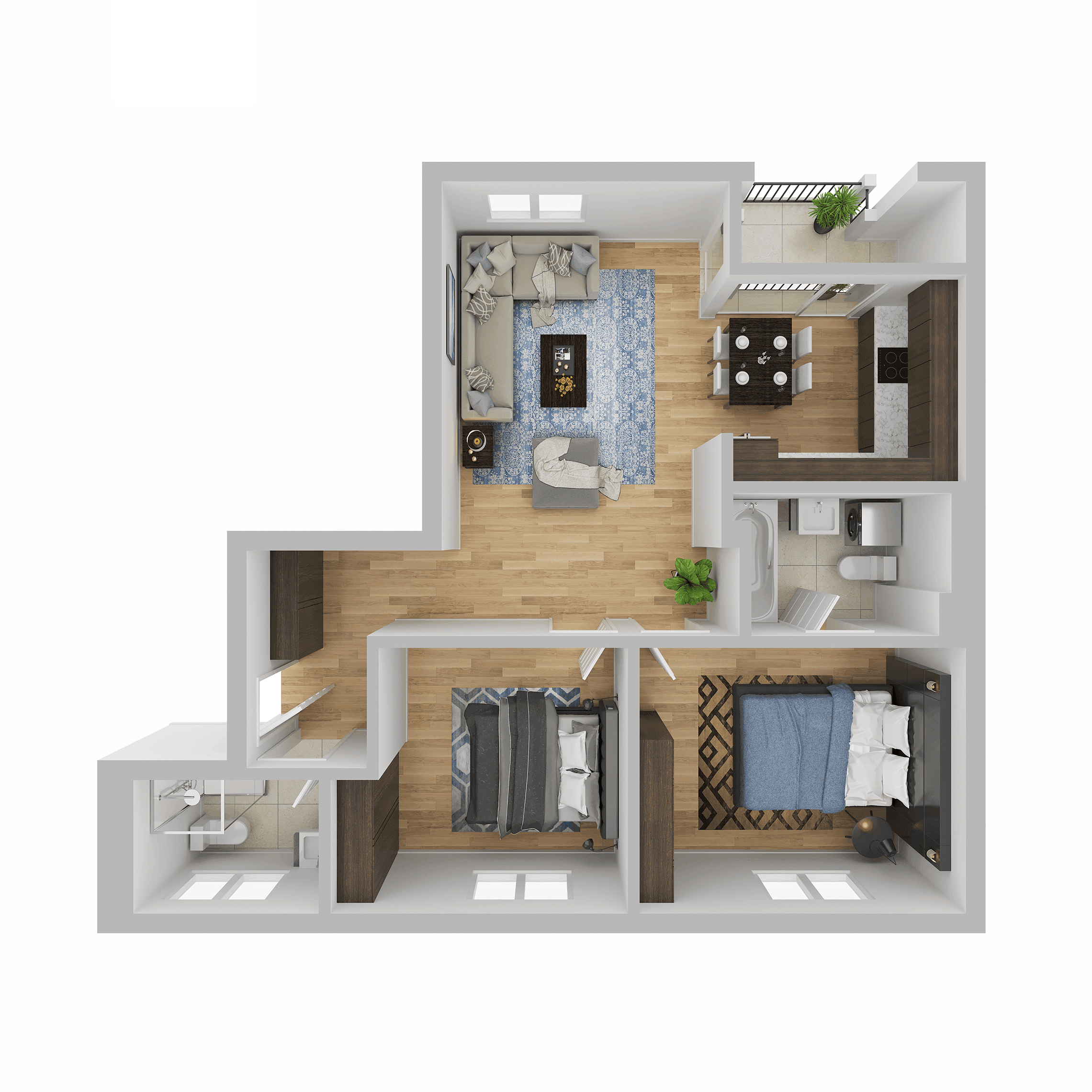 Plan apartament E43