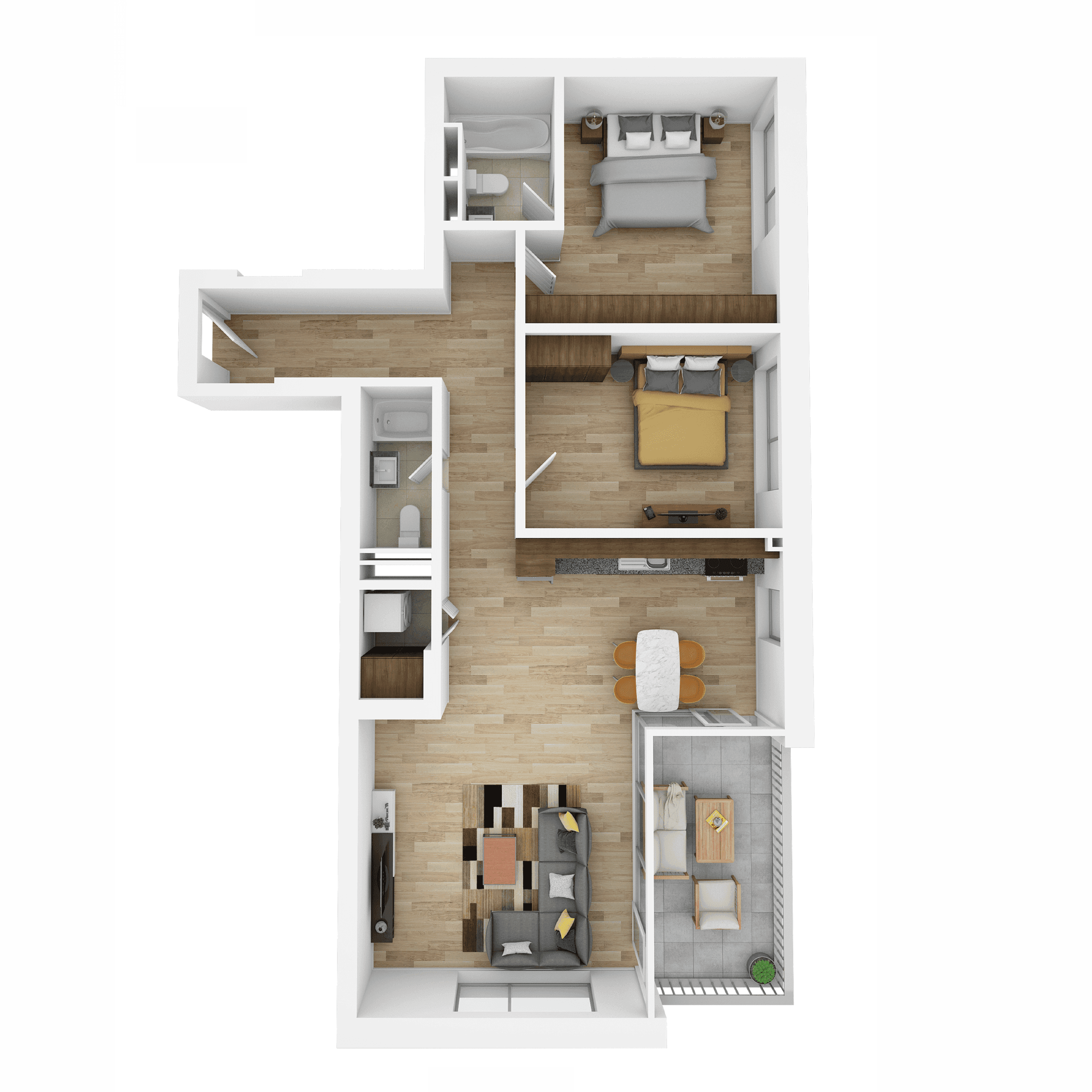Plan apartament A13