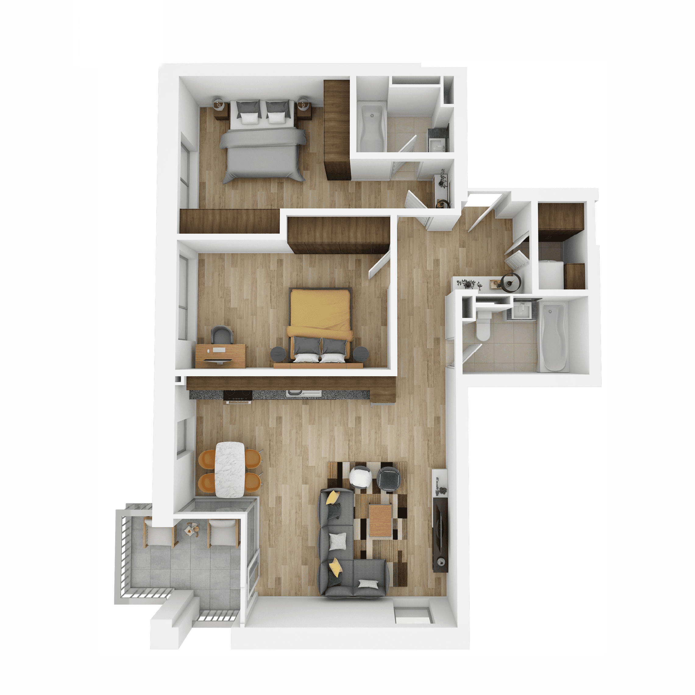 Plan apartament A16