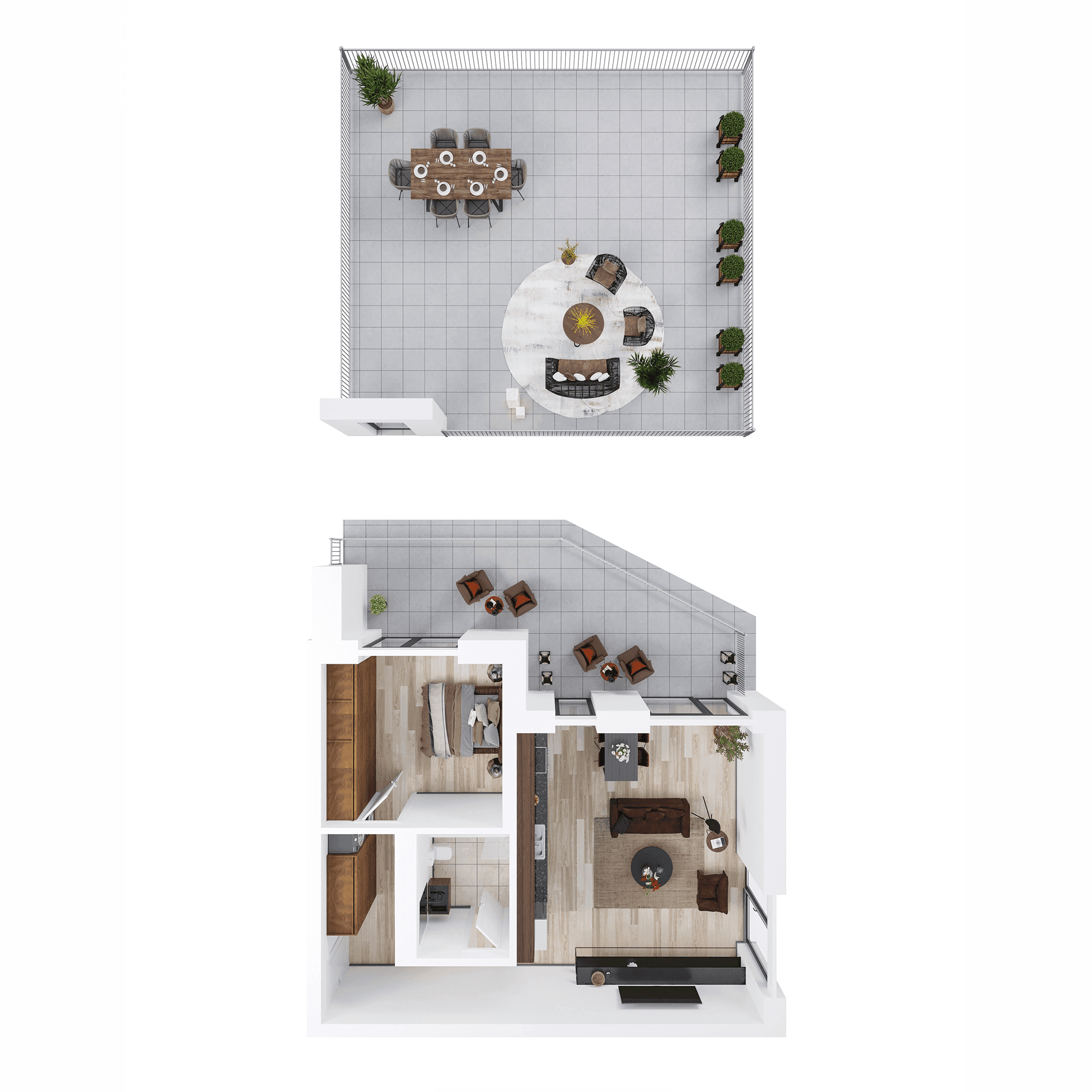 Plan apartament A42