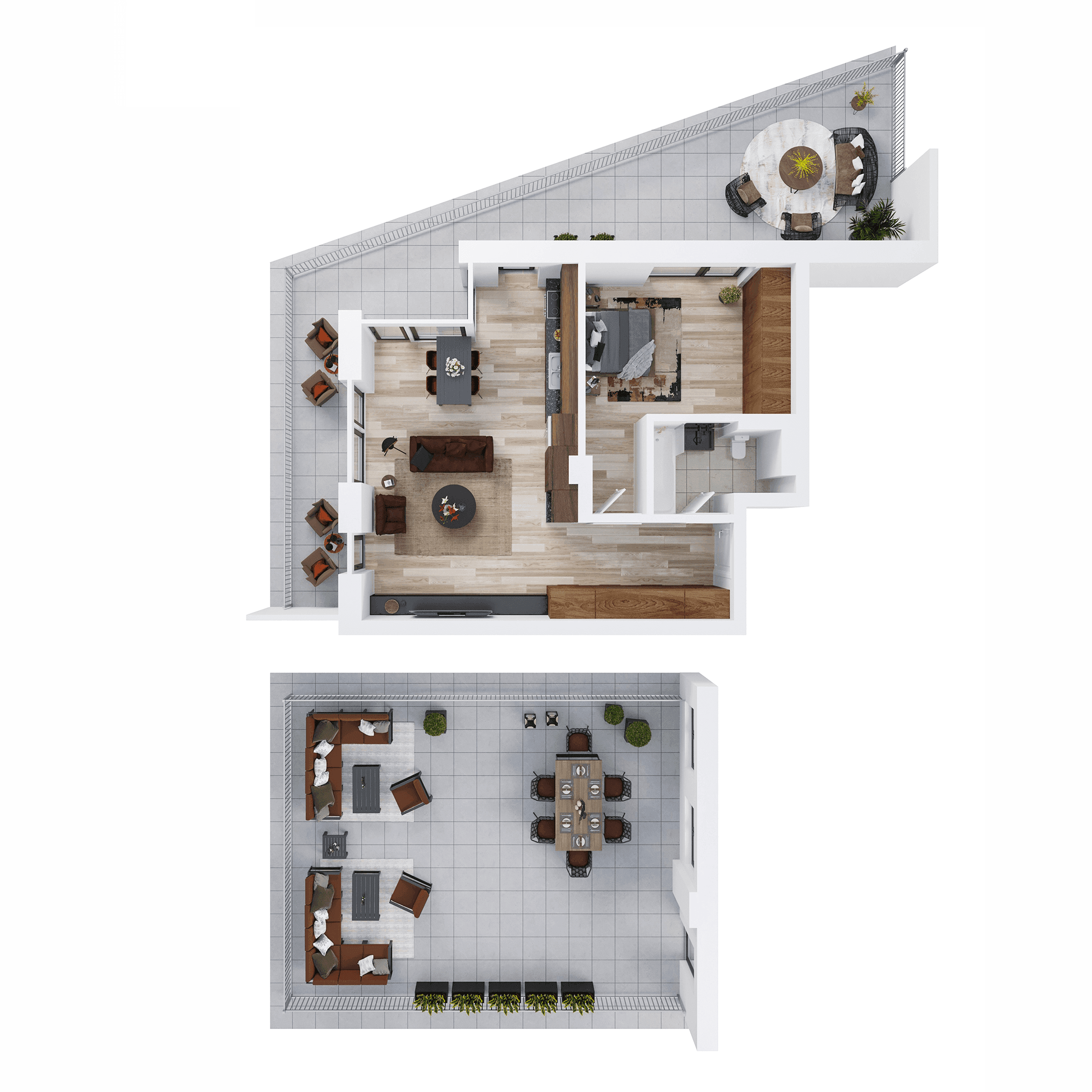 Plan apartament A45