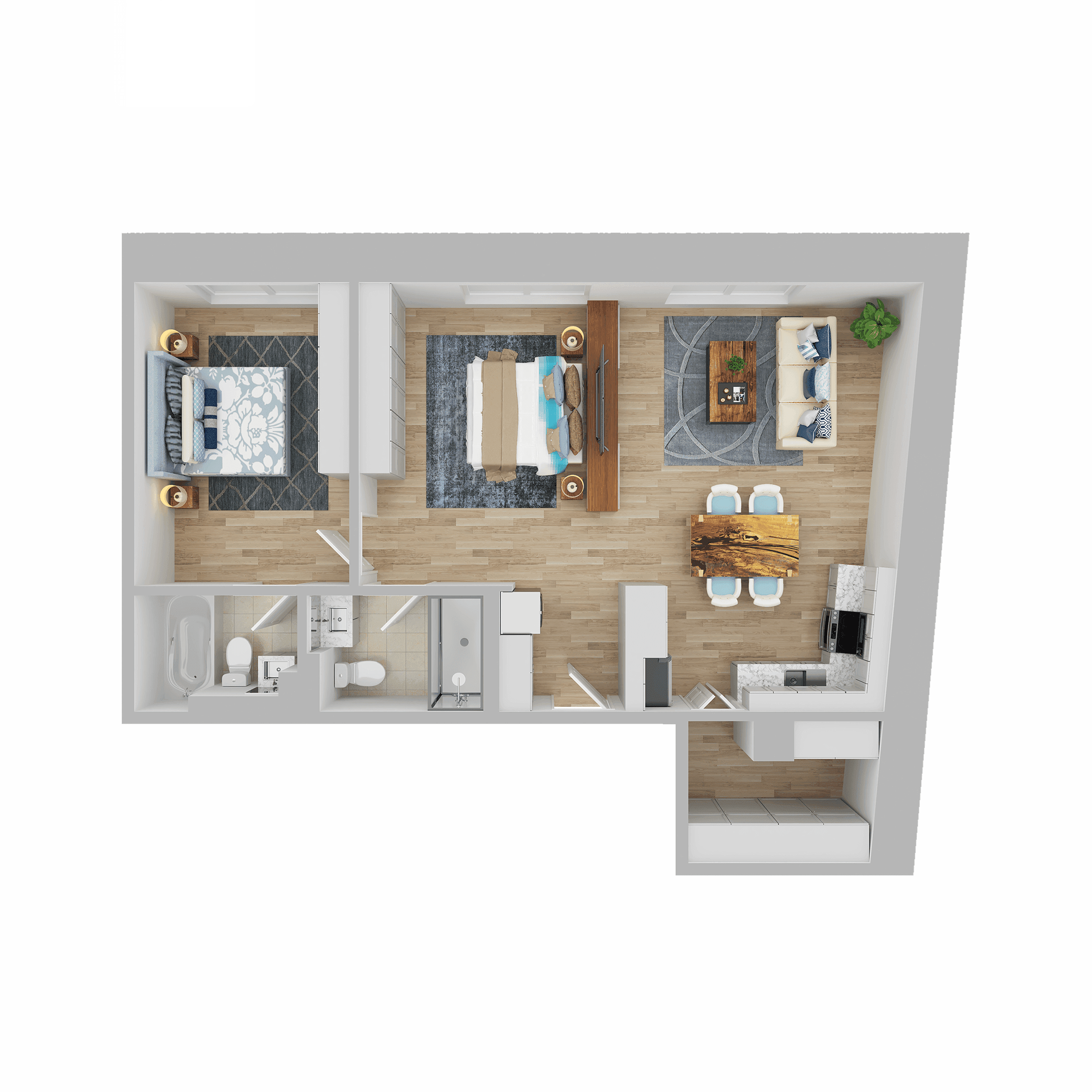 Plan apartament D1.06